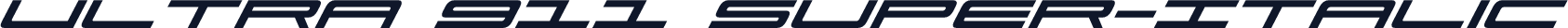 Ultra 911 Super-Italic