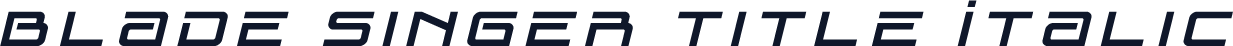 Blade Singer Title Italic