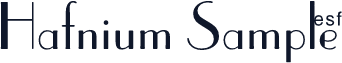Hafnium Sample
