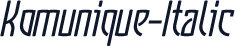 Komunique-Italic