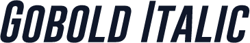Gobold Italic