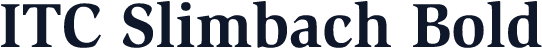 ITC Slimbach Bold