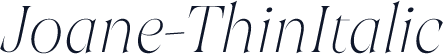 Joane-ThinItalic