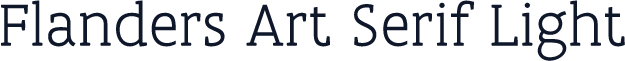 Flanders Art Serif Light