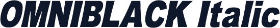 OMNIBLACK Italic