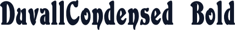 DuvallCondensed Bold