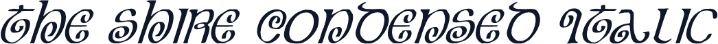 The Shire Condensed Italic