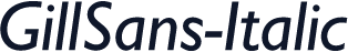 GillSans-Italic