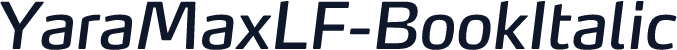 YaraMaxLF-BookItalic