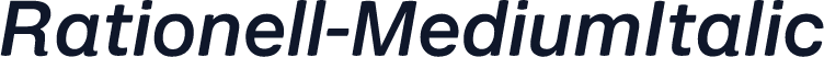 Rationell-MediumItalic