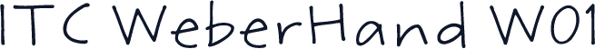 ITC WeberHand W01