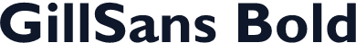 GillSans Bold
