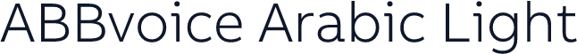 ABBvoice Arabic Light