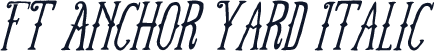 FT Anchor Yard Italic