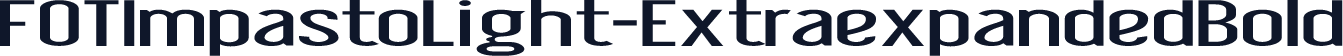 FOTImpastoLight-ExtraexpandedBold