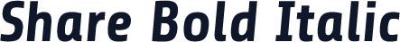 Share Bold Italic