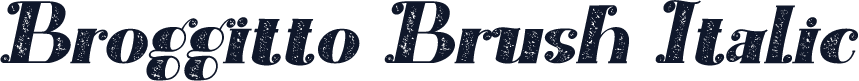 Broggitto Brush Italic