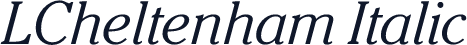 LCheltenham Italic