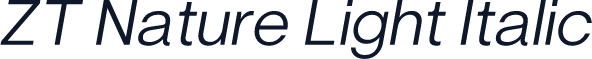 ZT Nature Light Italic