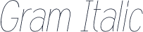 Gram Italic