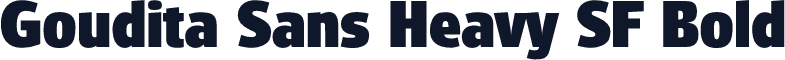 Goudita Sans Heavy SF Bold