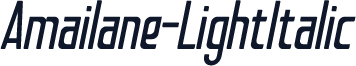 Amailane-LightItalic