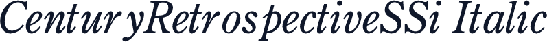 CenturyRetrospectiveSSi Italic