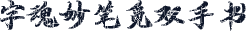 字魂妙笔觅双手书