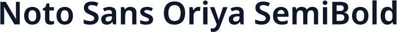 Noto Sans Oriya SemiBold
