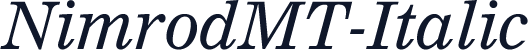NimrodMT-Italic