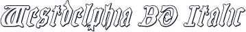 Westdelphia 3D Italic