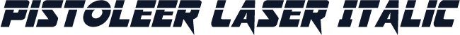 Pistoleer Laser Italic