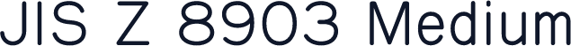 JIS Z 8903 Medium
