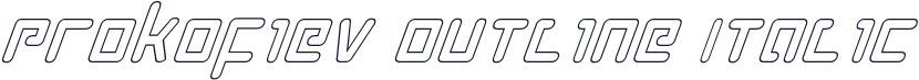 Prokofiev Outline Italic