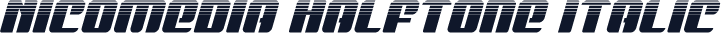 Nicomedia Halftone Italic