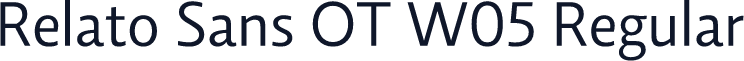 Relato Sans OT W05 Regular