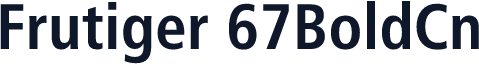 Frutiger 67BoldCn