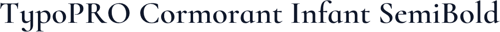 TypoPRO Cormorant Infant SemiBold
