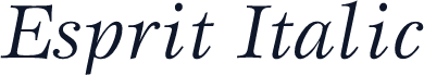 Esprit Italic