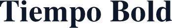 Tiempo Bold