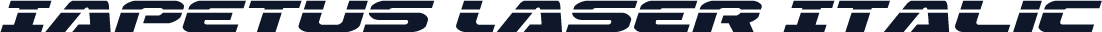 Iapetus Laser Italic