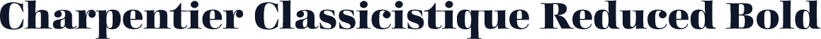 Charpentier Classicistique Reduced Bold