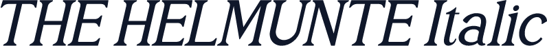 THE HELMUNTE Italic
