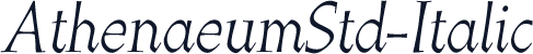 AthenaeumStd-Italic