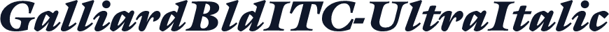 GalliardBldITC-UltraItalic