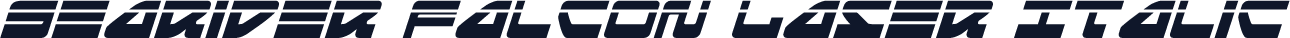 Searider Falcon Laser Italic