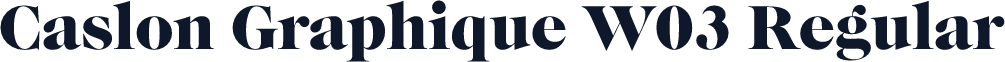 Caslon Graphique W03 Regular