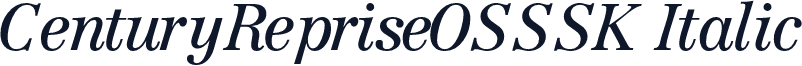 CenturyRepriseOSSSK Italic
