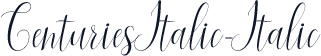 CenturiesItalic-Italic