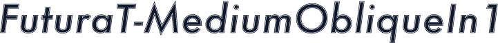 FuturaT-MediumObliqueIn1